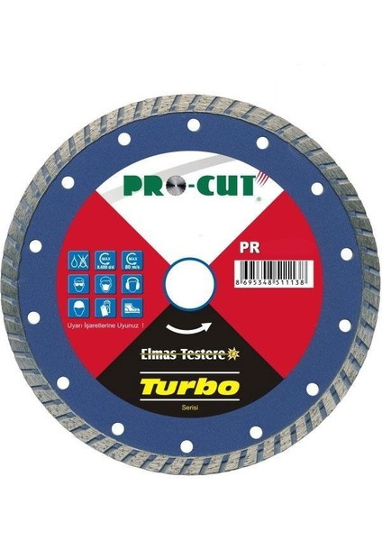 Procut PR51111 125MM Turbo Kesim Bıçağı