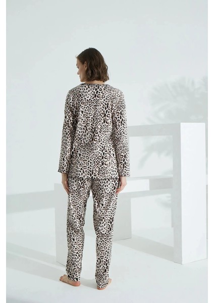 Angelique V Yaka Uzun Kol Kadın Pijama Takım 21500 fiyatları