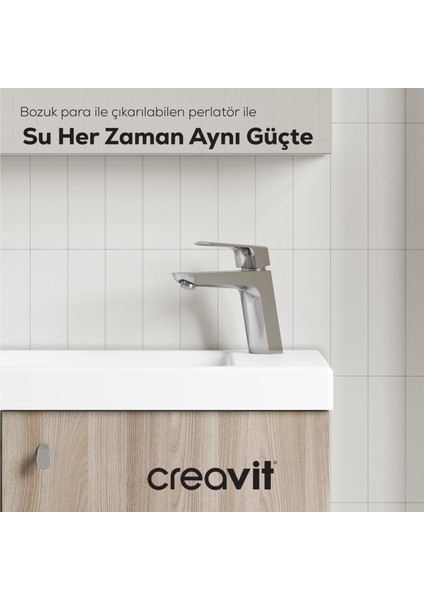 Slope Lavabo Armatürü Krom