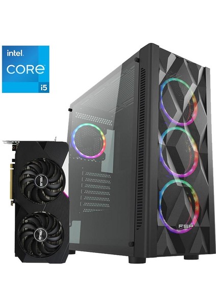 İ5-12400F Asus RTX3060TI 64GB Ram 1tb M2 SSD W11P