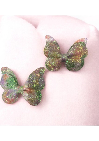 Işıltılı Kelebek Detaylı Pens Toka