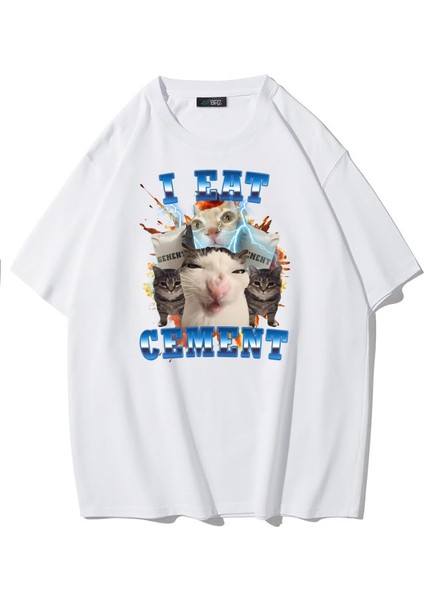 Oversize I Eat Cement T-Shirt