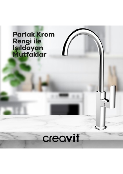 Slope Mutfak Armatürü Krom modelleri