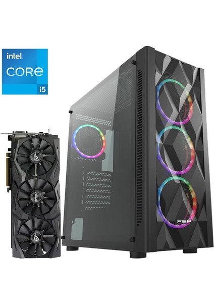 İ5-12400F Asus Rog Strix RX580 32GB Ram 1tb M2 SSD W11P
