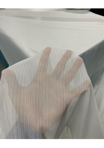 Tül, Bambu Vakko Tül,perde,1/3 Pileli,sık Pile