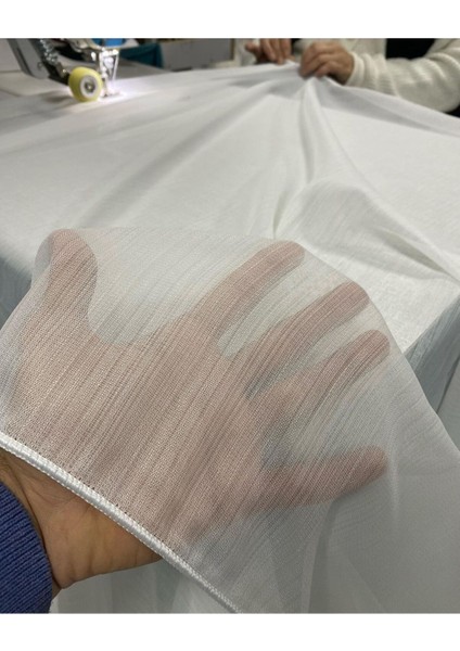 Tül, Bambu Vakko Tül,perde,1/3 Pileli,sık Pile