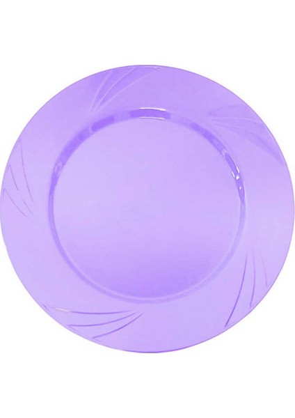 Tabak Kristal 22,5 cm Lila Pk:6