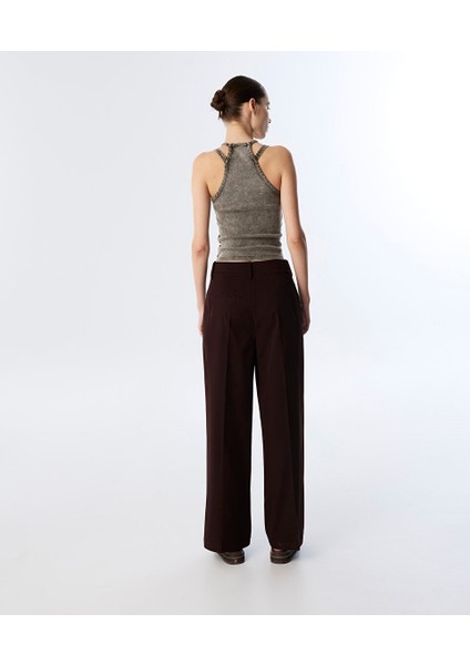Trok ve Strass Taş Baskılı Pantolon TS1250003229023