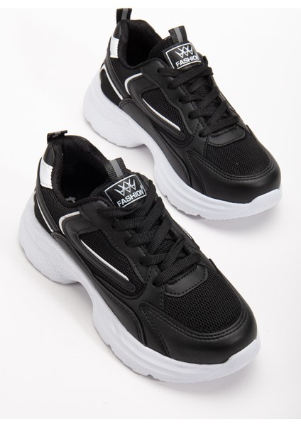 Kadın Kalın Tabanlı Hafif Spor Ayakkabı Sneaker