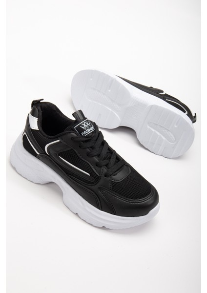 Kadın Kalın Tabanlı Hafif Spor Ayakkabı Sneaker