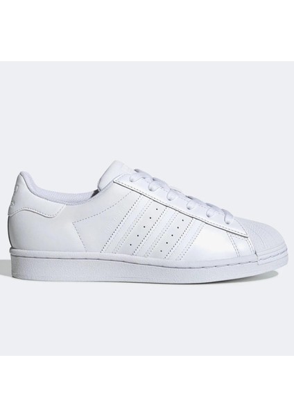 Superstar Womens Leather Sneaker White Kadın Günlük Spor Ayakkabı Beyaz
