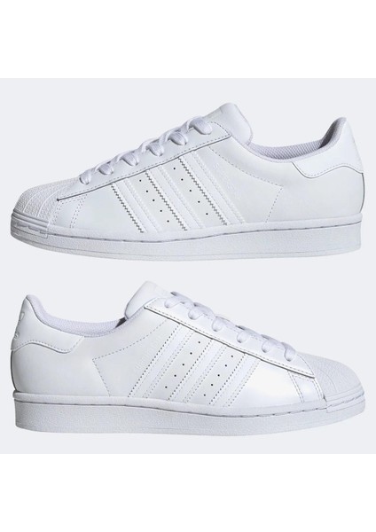 Superstar Womens Leather Sneaker White Kadın Günlük Spor Ayakkabı Beyaz modelleri