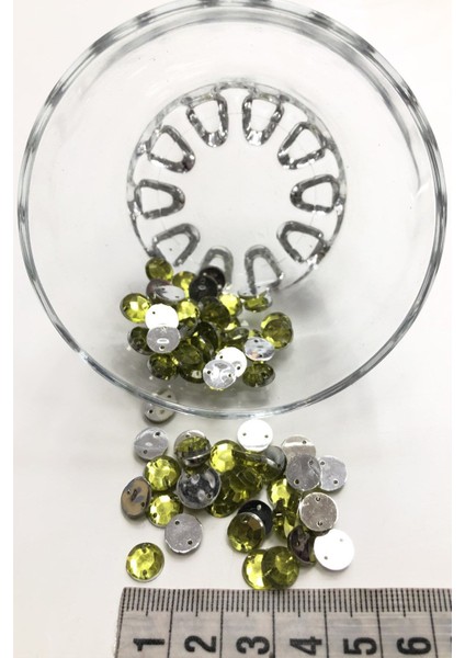 Yuvarlak Plastik Dikme Taş 20 gr