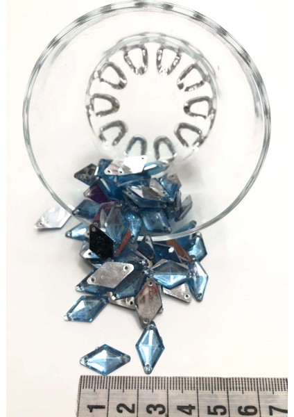 Plastik Dikme Taş Mekik Mavi 20 gr