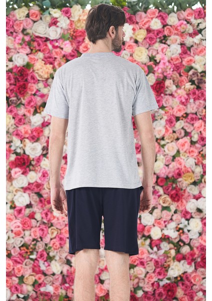 Erkek Şort Tshirt Pijama Takımı 25255 Gri fiyatları