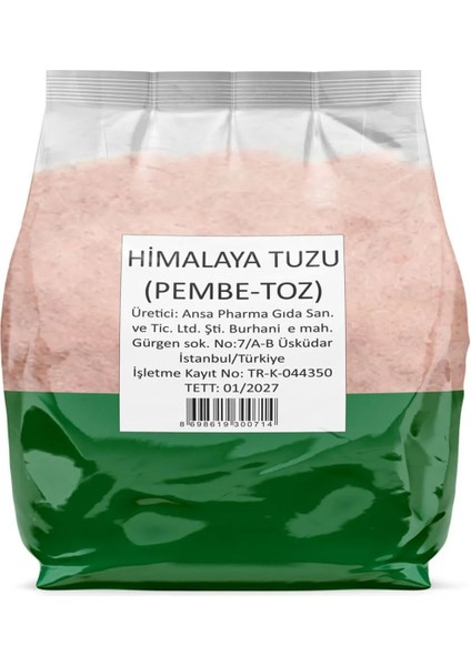 Himalaya Tuzu 1000 gr Öğütülmüş Pembe fiyatları