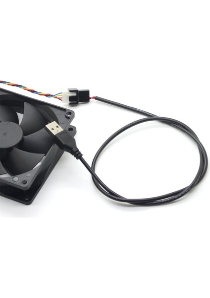 USB A Erkekten Fan'a 2-Pin/3-Pin 3pin/4-Pin 4pin Adaptör Kablosu 5V Için (Yurt Dışından)