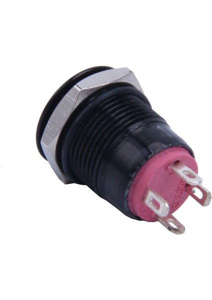 2x 12V 2A 9.5mm LED Metal Kapak Anlık Basmalı Düğme Anahtarı Araba Dıy Modifiye, Kırmızı (Yurt Dışından) modelleri