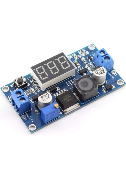 XL6009 Voltmetreli Booster Modülü Dc-Dc 3V-32V Ila 5V-35V 4A (Maks.) Ayarlanabilir Step-Up Boost Dönüştürücü Modülü (Yurt Dışından)