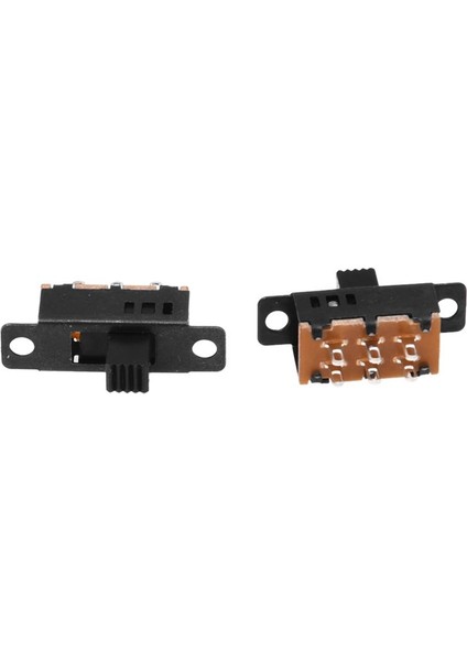 10 Adet Yüksek Topuz 6 Pin 3 Pozisyon Dpdt Paneli Slayt Anahtarı 0.5A 50V Dc (Yurt Dışından)