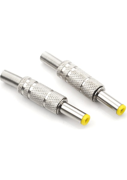 Yeni 1 Adet Metal 5.5x2.1mm Dc Güç Erkek Fiş Adaptör Jak Konektörü (Yurt Dışından)