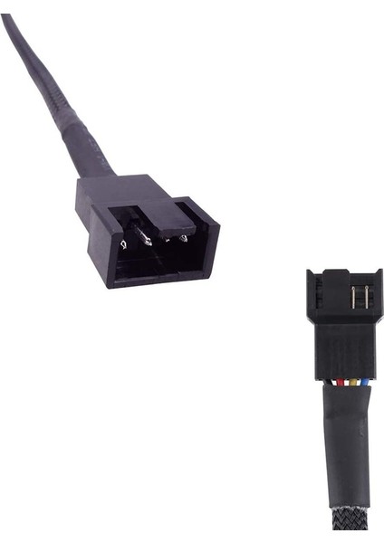 10 Adet 4 Pin Pwm Fan Uzatma Güç Kablosu Konnektör Kutusu Erkek Kadın Uzatma Kabloları ile Uyumlu 4 Pin/3pin Fan (Yurt Dışından)
