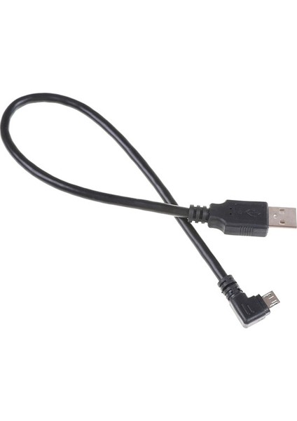 20CM Kısa Dik Açı 90° 2A Mikro USB Hızlı Şarj Cihazı Şarj Senkronizasyonu Veri Kablosu (Yurt Dışından)