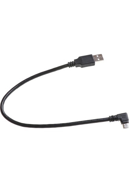 20CM Kısa Dik Açı 90° 2A Mikro USB Hızlı Şarj Cihazı Şarj Senkronizasyonu Veri Kablosu (Yurt Dışından)