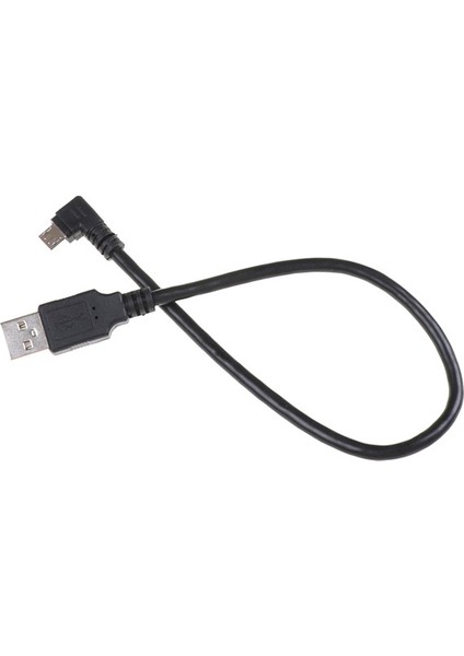 20CM Kısa Dik Açı 90° 2A Mikro USB Hızlı Şarj Cihazı Şarj Senkronizasyonu Veri Kablosu (Yurt Dışından)