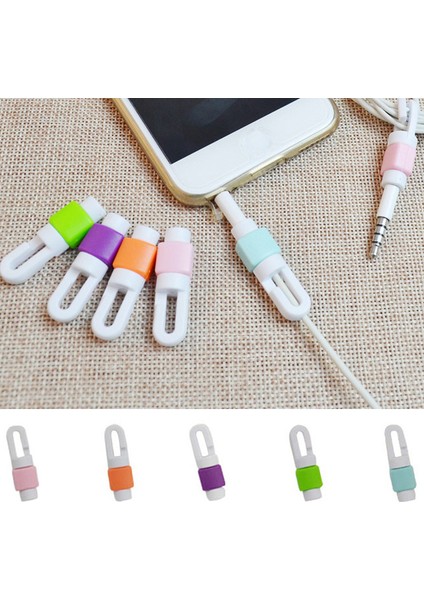 Akıllı Telefon Yıldırım USB Şarj Kablosu Kablosu Için 5 Adet Koruyucu Koruyucu Kapak (Yurt Dışından) fiyatları