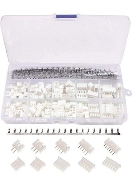 460 Adet 2.54MM Jst-Xh Konnektör Kiti ile 2.54MM Dişi Pin Başlığı ve 2/3/4/5/6 Pin Konut Konnektörü Adaptör Fişi (Yurt Dışından)