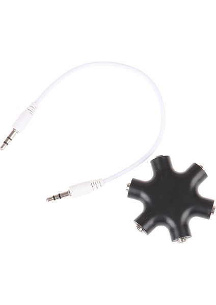 6*3.5mm Yollu Çok Bağlantı Noktalı Hub Aux Kulaklık Jakı Splitter Ses Kablosu Dönüştürücü Jing (Yurt Dışından) indirimleri