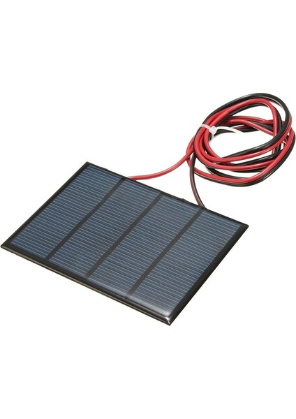 1m Telli 1.5W 12V Mini Güneş Paneli Küçük Hücre Modülü Şarj Cihazı (Yurt Dışından)