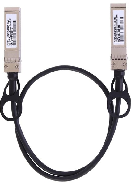 10G Sfp+ Twinax Kablo, Doğrudan Bağlantılı Bakır(Dac) SFP-H10GB-CU1M,UBIQUITI,D-LINK(0,5M) Için 10GBASE Sfp Pasif Kablo (Yurt Dışından)