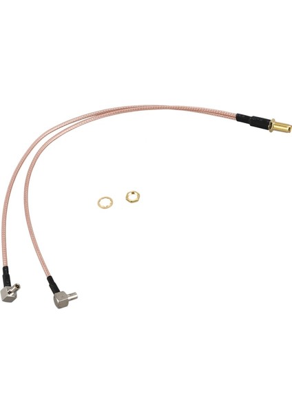 Sma Dişi - Y Tipi 2 x Ts9 Erkek / Crc9 Erkek Konnektör Ayırıcı Birleştirici Kuyruk Kablosu Rg 316 30 cm Altın (Yurt Dışından) fiyatları