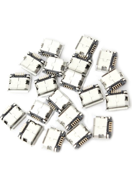 10 Adet Panel Montajlı 2.1x5.5mm Dc Soket ve 60 Adet Mikro-Usb Tip B Dişi 5 Pin Smt Yerleştirme Smd Dip Soket Konnektör (Yurt Dışından)