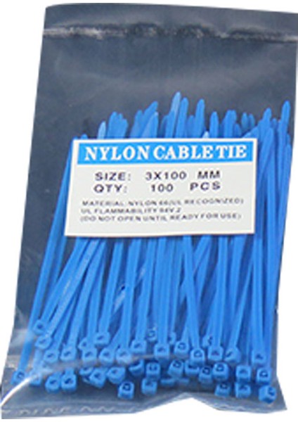 [ayak KANEPE]*100 Adet 3*100MM Yeniden Kullanılabilir Renkli Standart Kendinden Kilitlemeli Plastik Naylon Kablo Bağları Tel Fermuarlı Kravat (Yurt Dışından)