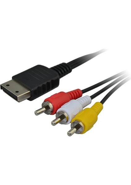 1.8 M Kompozit Av Ses Video Tv Adaptör Kablosu Nikel Kaplama Fiş Oyun Kablosu Sega Dreamcast Rca Kablosu (Yurt Dışından)