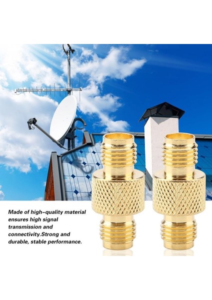 Adet Rf Anahtarı Kadın - Dişi Sma Koaksiyel Adaptör Iki Yönlü Kafa Bağlantı Konnektörü (Yurt Dışından) modelleri