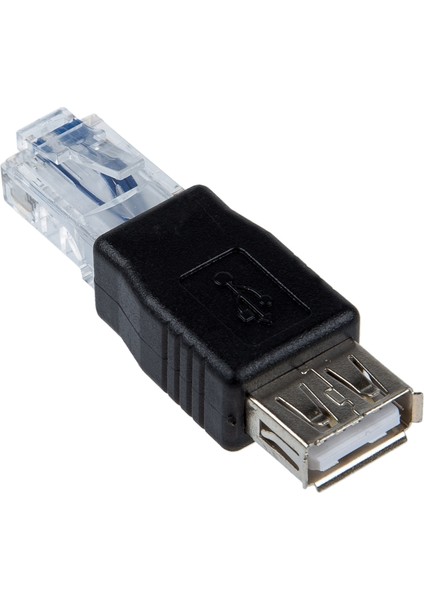 Dişi USB A - Erkek Ethernet RJ45 Fiş Adaptörü Yeni (Yurt Dışından)