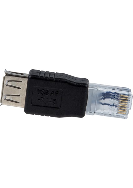 Dişi USB A - Erkek Ethernet RJ45 Fiş Adaptörü Yeni (Yurt Dışından)