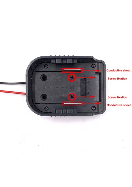 Makıta ve Bosch Için Adaptör 18V Montaj Konnektörü Adaptörü 12 Awg Tel Adaptörlü Dock Tutucu (Yurt Dışından)