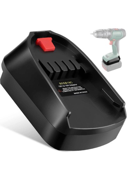 Bosch 18V Akülü Elektrikli El Aleti Için-1 x BOSB18C Adaptör Dönüştürücü-Siyah (Yurt Dışından)