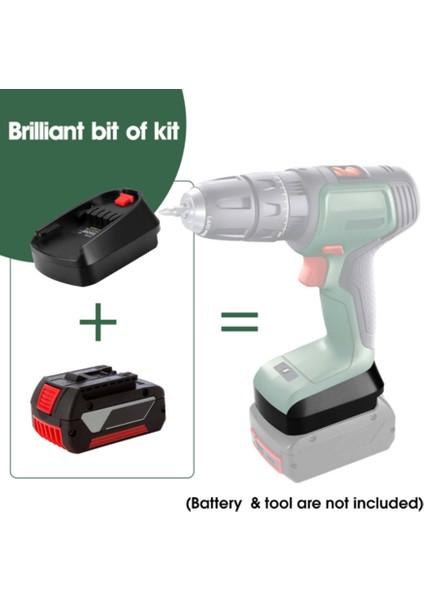 Bosch 18V Akülü Elektrikli El Aleti Için-1 x BOSB18C Adaptör Dönüştürücü-Siyah (Yurt Dışından)