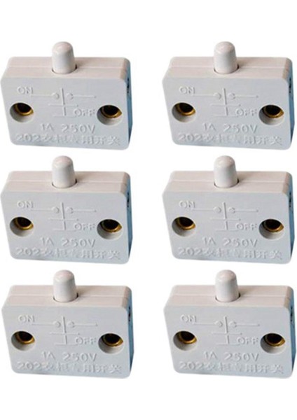 Dolap Işığı Için 6 Adet Kapı LED Anahtarı, Normalde Kapalı Dolap Elektrik Lambası Anahtarları, Dolap Kiler Dolabı Için (Yurt Dışından)