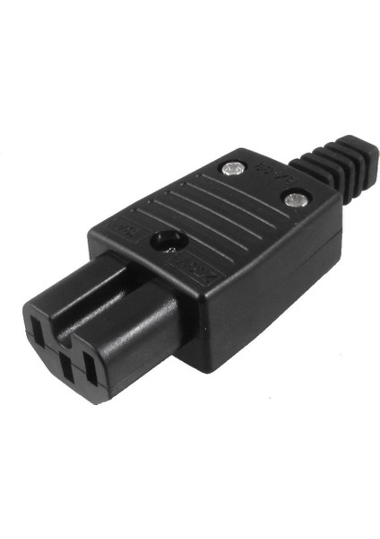 Adet IEC320 C15 Dişi Çıkış Soketi Güç Adaptörü Konnektörü & 1 Adet 3 Pin IEC320 C14 Ac Giriş Erkek Fiş Güç Soketi (Yurt Dışından)