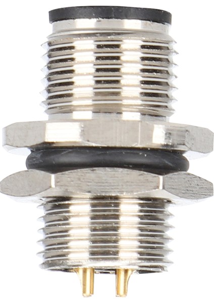 Pirinç Panel Montajlı Soket Konnektörü M12 IP67 4pin Fiş AC/DC250V 4A (Yurt Dışından)