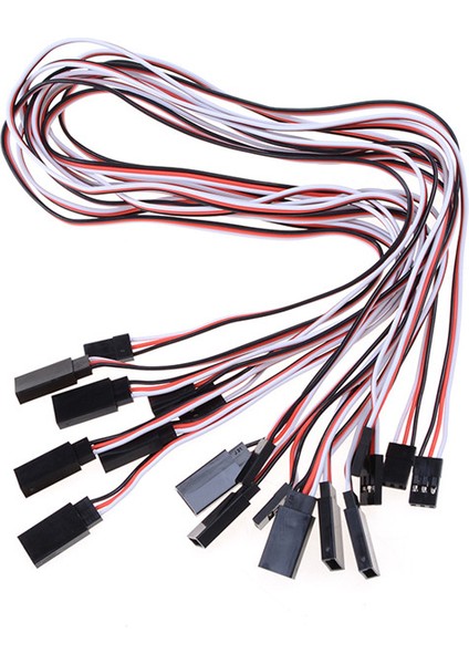 10 Adet 50 cm Uzunluk Erkek Kadın Servo Uzatma Kurşun Tel Kablo Rc Için (Yurt Dışından) fiyatları