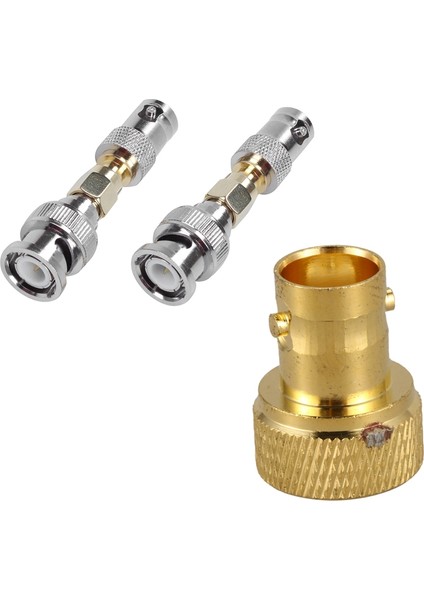 Oypfxmı- 4 Adet Sma Bnc Kitleri Rf Koaksiyel Adaptör Erkek Dişi Koaksiyel Konnektör ve 1 Adet Sma Erkek Bnc Dişi Jack M/f Rf Adaptörü (Yurt Dışından)