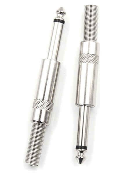 Adet 6.35MM Erkek Fiş 6.5mm Konnektör Mono Ses Fişi Jakı Mikrofon Fişi (Yurt Dışından) fırsatları